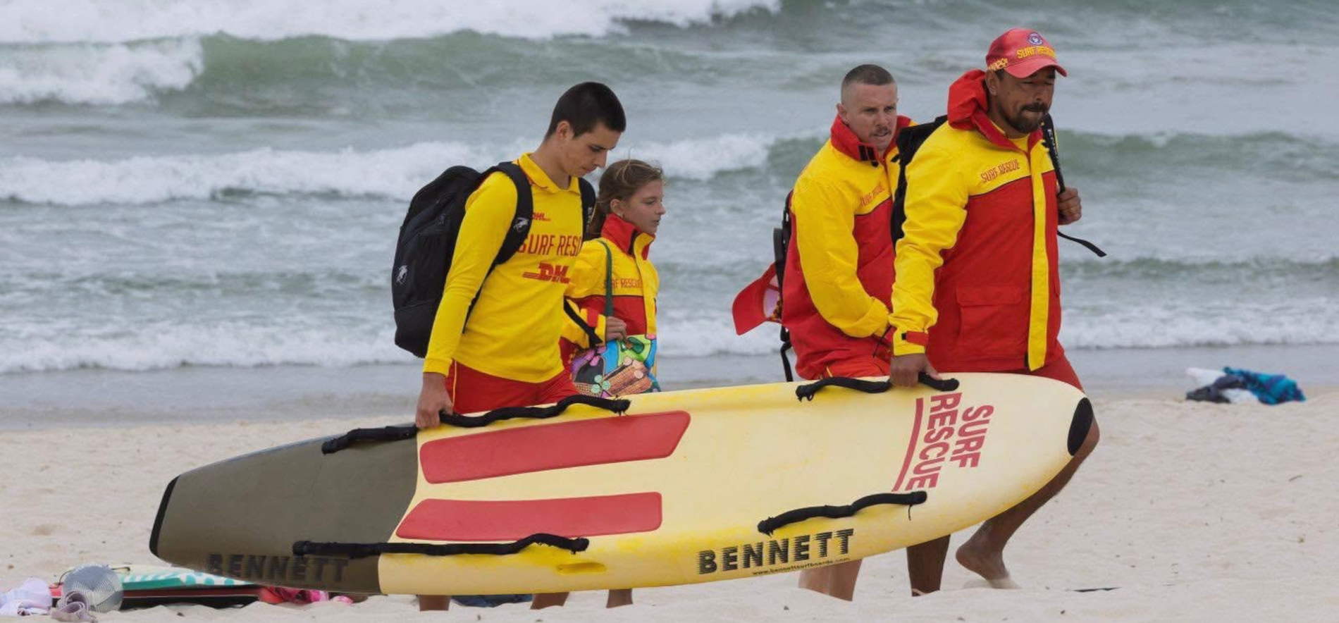 Fingal Beach SLSC lifesavers on patrol